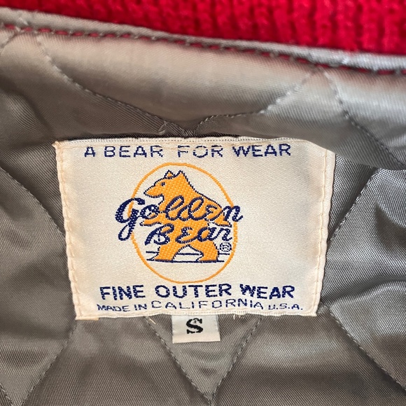 Vintage Leather and Wool Varsity Jacket - Picture 3 of 16